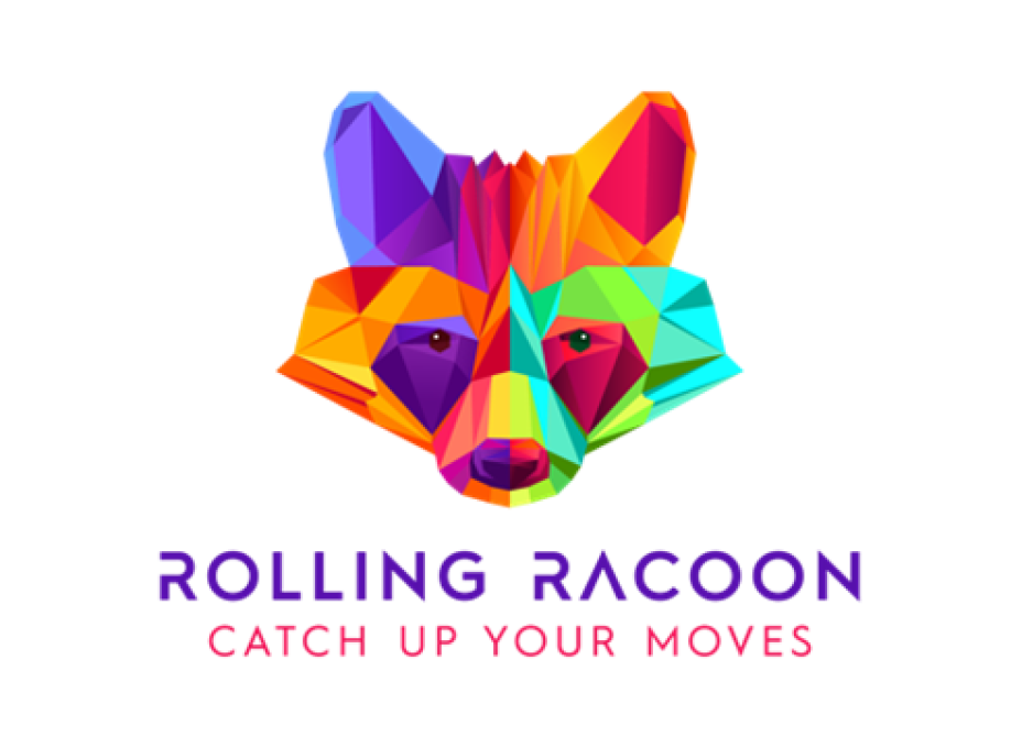 Logo Rolling Racoon